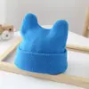 Ins Explosiones Coreano Bebé Lindo Oreja Lana Tejida Sombrero Color Caramelo Todo Fósforo Cálido Sombrero para Bebés Niños y Niñas