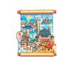 Popular Rollo de Pintura de Ciudad Pegatinas para Refrigerador Pegatinas Magnéticas Creativas Souvenirs Culturales y Creativos de Turismo Atracciones Destacadas Ceremonia de Acompañamiento en Casa