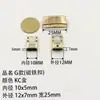 Hebilla DIY Hecha a Mano de Aleación de Zinc para Cordón Plano de Cuero, Hebilla Magnética, Hebilla Plana, Hebilla para Cordón, Hebilla Magnética, Hebilla para Cordón de Cuero, Accesorios para Pulseras