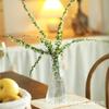 Jarrón de vidrio transparente de tamaño pequeño creativo vertical de cintura pequeña para el hogar sala de estar planta hidropónica adornos decorativos venta al por mayor