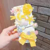 2026 Pinzas para el Cabello de Niña con Lazo Accesorios de Flor Dulce para el Cabello de Bebé Pasadores de Princesa para Niñas Clip de Nuevo Estilo Adornos para el Cabello