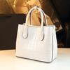 Bolso Tote 2026 Estilo Nuevo Elegante Patrón de Cocodrilo Piel Brillante Bolso de Mujer Hombro Único Cruzado Bolso de Mano Bolso para Mamá de Mediana Edad Bolso de Mujer