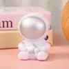 Luminária de Noite Criativa de Astronauta com Toque de Luxo, Ornamento de Mesa de Coelho Cartoon, Brinquedos para Venda Ambulante