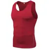 Chaleco deportivo de verano para hombre, para correr, atletismo y fitness, ajustado, de secado rápido, absorbente de sudor