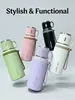Botella Térmica de Acero Inoxidable 2 en 1 con Taza Tapa, Vasos Térmicos con Asas, Botella de Agua de Acero Inoxidable 316, Mantiene las Bebidas Calientes y Frías para Viajes, Gimnasio, Escuela