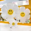 Globos Pequeños de Papel de Aluminio de Margarita y Girasol para Apertura Escolar, Cumpleaños de Niños de Jardín de Infancia, Decoración y Arreglo de Escena de Fiesta al Aire Libre