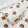 Toalla de baño para bebés y niños pequeños toalla de baño de gasa de algodón puro clase A 6 capas súper suave absorbente manta para recién nacido baño infantil al por mayor