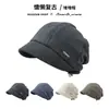 Gorro fino de primavera y otoño para mujer, gorra versátil de ala corta retro, elegante y chic, con diseño de cordón para un look casual