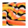 Suministro Directo de Fábrica de Piel de Conejo Rayada de Colores Tela de Terciopelo Estampada de Colores Rayas Piel de Conejo Mediana Material para Zapatos Juguete Tela para el Hogar
