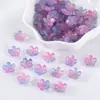 Contas de Vidro de 10mm com Furo no Meio, Pétalas de Flor de Cerejeira, Grampo de Cabelo Estilo Antigo Feito à Mão para DIY, Pulseira, Acessórios de Joias
