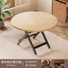 Mesa plegable, mesa de comedor, adecuada para apartamentos pequeños, mesa plegable para propiedades de alquiler, mesa exterior portátil, mesa redonda para puestos de mercado