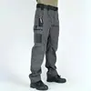 Pantalones de Entrenamiento Resistentes al Desgaste para Exteriores Otoño Primavera 2026 Pantalones Tácticos de Pierna Recta Pantalones de Trabajo Pantalones Tácticos para Hombre Pantalones Largos para Exteriores de Bloque de Color