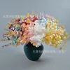 Eucalipto artificial de 16 horquillas material de tela no tejida decoración del hogar planta verde arreglo floral de boda Guirnalda arreglo floral de dintel