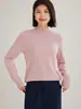 Nuevo Suéter de Cachemira para Mujer Otoño e Invierno, Cuello Alto Enrollado Engrosado, Suéter Casual Holgado, Prenda Base de Punto Talla Grande
