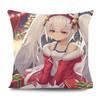 Cojín de Chica Anime Personalizado Funda de Cojín de Oficina Cojín para Sofá de Casa de Huéspedes Cama Decoración del Hogar Estilo Nórdico Semi-Reclinable