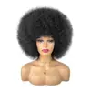 Pelucas Europeas y Americanas, Afro, Pelucas de Seda de Alta Temperatura, Rizos Pequeños Africanos, Cabello Rizado Corto Esponjoso, Pelucas Esponjosas, Xuchang