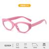 Nuevo armazón de gafas ovalado de silicona para niños, moda para hombre, gafas de luz azul, montura sencilla de alto sentido, venta al por mayor para mujer