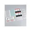 Etiqueta adhesiva sticker personalizado impresión impermeable PVC dragón plateado trefilado plateado sticker plateado mate plateado hecho a medida