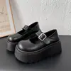 Mocasines Mary Jane sin cordones 2026 Estilo Nuevo de Primavera 7 cm Plataforma de Suela Gruesa que Aumenta la Altura Mocasines que Aumentan la Altura de Punta Redonda para Mujeres Bajitas