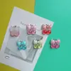 Polvo Suelto Transparente Rayas Corbata de Moño Cereza Joyería DIY Pegamento en Crema Joyería Ropa Pasador Flor para Zapatos Funda para Teléfono Móvil Accesorios