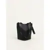 Bolsa Saco de Couro Ajustável, Bolsa Tote de Ombro Único, Bolsa Feminina Versátil, Estilo Moderno para o Dia a Dia, Formato de Saco, Nicho Coreano