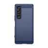 Adecuado para Funda de Teléfono Móvil Sony 1Vi Xperia10Vi Cubierta Protectora 1Vii Silicona Suave 10Vii Cepillado Anti-Caída Cobertura Completa