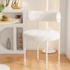 Cadeira de Maquiagem Cadeira para Quarto de Menina Encosto Luxo Leve Simples Moderno Mesa de Estudo Mesa de Maquiagem Banqueta de Mesa
