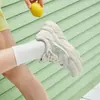 Zapatos Deportivos 361 para Mujer 2026 Verano Nuevo Estilo Malla Transpirable Suela Suave Casual Zapatos de Papá Zapatillas de Correr Zapatos de Mujer