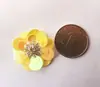 Pegatinas de Flor de Lentejuelas Decorativas para Tela, Accesorios de Cuentas, Bolsos, Zapatos y Sombreros, Cuentas Sueltas, Parches para Ropa, Calcomanías, Hecho a Mano para DIY