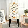 2026 Nueva Funda de Silla de Halloween Transfronteriza, Funda de Silla para Fiesta de Vacaciones Europea y Americana, Decoración de Ambiente, Funda Completa para Silla de Comedor