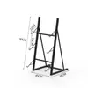 Portaesquís para Snowboard Estante de Pie para Snowboard Soporte de Rack para Monopatín de Tabla Única Estante de Almacenamiento para Doble Tabla Estante de Pared