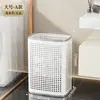 Cesta de ropa sucia dividida para uso doméstico, cesta de lavandería de gran capacidad con ruedas, cesta de ropa sucia para baño, cesta de almacenamiento de ropa