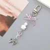 Ins Nuevo Llavero Colgante de Lazo de Acrílico Personalizado Colgante para Bolsa DIY Cadena Colgante para Cubierta de Auriculares Joyería
