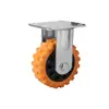 Rueda Hummer de acero inoxidable de 4 pulgadas 5 pulgadas 6 pulgadas 8 pulgadas de alta resistencia, rueda giratoria universal antideslizante resistente, rueda de carro universal con freno