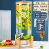 Botella de Vino de Vidrio Resistente a Altas Temperaturas con Grifo Barril de Bebidas Comercial de Autoservicio Lata de Jugo de Frutas Frías Contenedor de Barril de Cerveza Cola