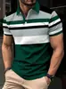 Comércio Exterior Exclusivo Masculino Casual Manga Curta Digital 3D Manga Curta Camisa POLO Dropshipping Atacado