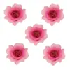 15mm arcilla blanda flor flor de rosa pequeña hecha a mano pendientes diy carcasa de teléfono móvil taladro de palo accesorios de decoración para gafas material