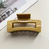 Pinza para el pelo de silicona suave transfronteriza de Amazon, Pinza de garra cuadrada de alta gama anti-caída de 10 cm, Venta al por mayor de accesorios para el cabello