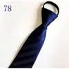Corbata de Hombre Cremallera Novio Boda Roja 8cm Vestido Negocio Nudo Negro Libre Perezoso Fácil de Tirar Azul Corbata
