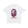 Camiseta BAPE Verão Camuflada Unissex Manga Curta Gola Redonda Estilo Japonês Tendência