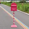 Buzón de hierro forjado retro estilo europeo modelo de buzón caja de sugerencias caja para cartas y periódicos a prueba de lluvia para exteriores accesorios decorativos de moda en internet