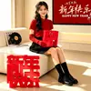¡Feliz Año Nuevo! Adornos de caracteres chinos 3D para decorar tu hogar en 2027, el Año de la Oveja. Nuevas decoraciones de Año Nuevo Chino para dormitorios y salas de estar