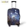 Funda Protectora para Maleta Tela Oxford a Prueba de Polvo Funda Elástica para Maleta de Carrito Funda Colorida Geométrica para Maleta de Viaje Antirrobo