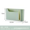 Artefacto para guardar bolsas de basura de cocina, caja de almacenamiento de bolsas de plástico, caja de colocación para colector de pared, estante de almacenamiento sin perforaciones