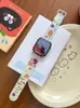 Correa de Reloj de TPU de Colores Bloqueados Linda de Dibujos Animados Adecuada para Apple Watch iWatch 12ª Generación 11/10