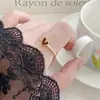 Anillo Minimalista Asimétrico con Forma de Corazón y Gota de Aceite con Incrustaciones de Circonita, Anillo Abierto Personalizado para el Dedo Índice