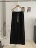 KEKEZOON Pantalones Casuales de Pierna Ancha con Lunares para Mujer Estilo Coreano Otoño Retro Cintura Alta Pierna Recta Adelgazantes Largos 9388