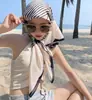 Lenço Quadrado Grande de Seda 90 para Mulheres 2026 Novo Primavera e Verão High-End Estilo Coreano Versátil Lenço Fino Xale Peça de Roupa Exterior