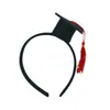 En Stock de Fábrica Nueva Temporada de Graduación Transfronteriza Diadema de Birrete de Licenciatura, Tocado de Birrete de Doctor, Accesorios para Fotos, Accesorios para el Cabello de Decoración de Fiesta