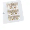 Nai Zi Puro Feito à Mão Outono Novo Estilo Fototerapia Unhas Vestíveis Meila Borboleta Atacado Adesivos de Unha Removíveis